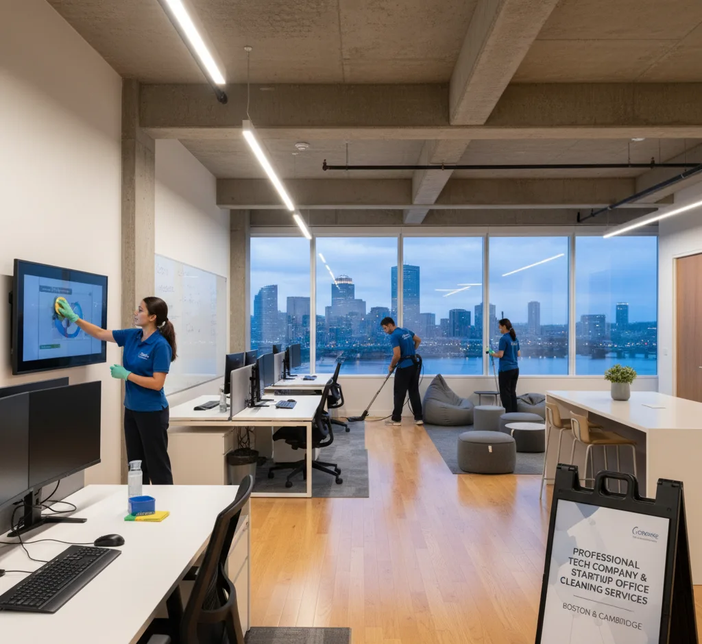 Professional commercial cleaning services for diverse industries across Greater Boston
