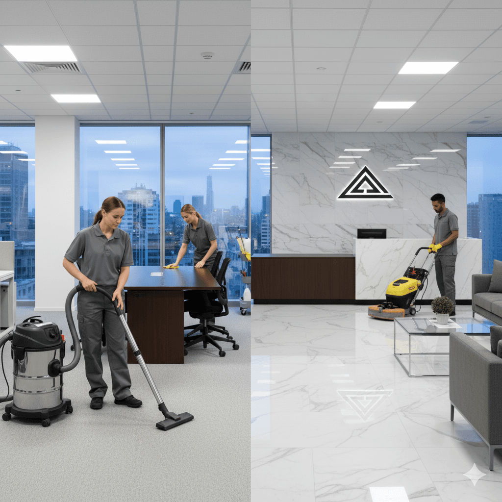 Professional commercial cleaning services for all spaces in Boston, MA - interior and exterior cleaning