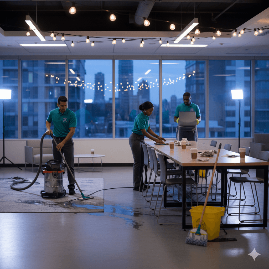 One-time office cleaning services Boston MA - no contract cleaning