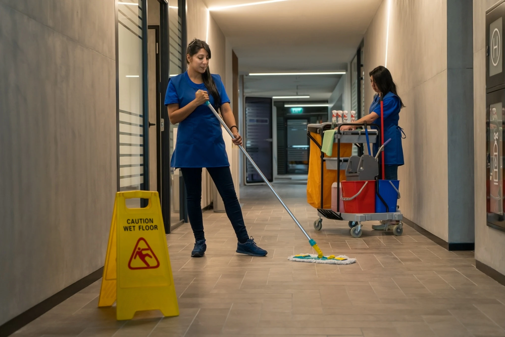 Professional commercial cleaning team delivering exceptional service to Boston businesses