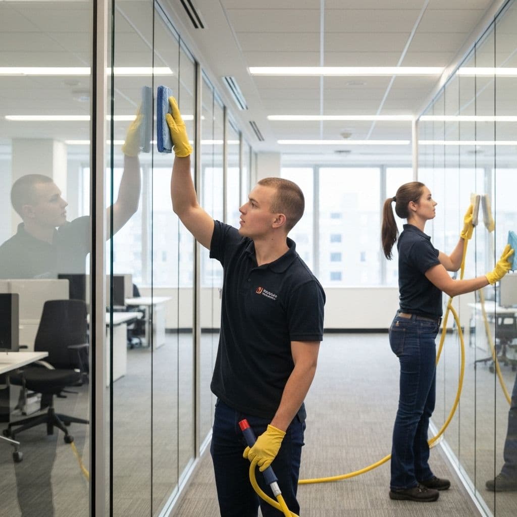 Gentle Cleaners LLC team providing commercial cleaning services in Boston